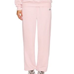 ALO YOGA ACCOLADE SWEATPANTS BALLET PINK SIZE SMALL